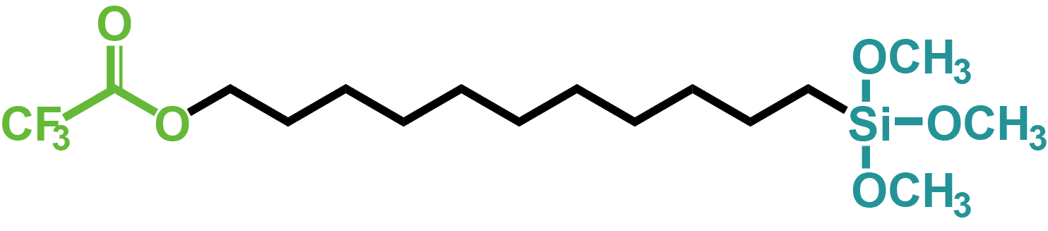 11-Trifluoroacetateundecyltrimethoxysilane