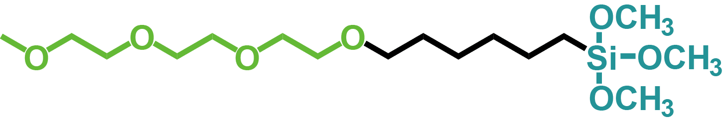 (6-{2-[2-(2-Methoxy-ethoxy)-ethoxy]-ethoxy}-hexyl)trimethoxysilane