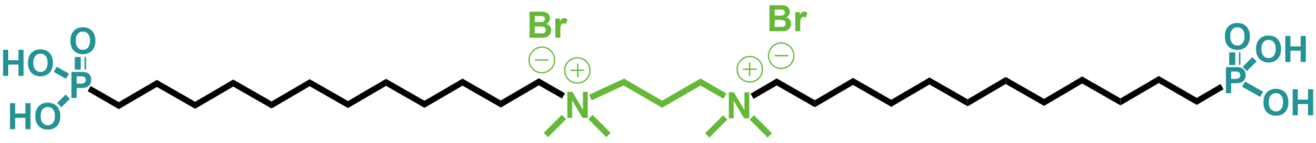 N1,N1,N3,N3-Tetramethyl-N1,N3-bis(12-phosphonododecyl)propane-1,3-diaminium dibromide