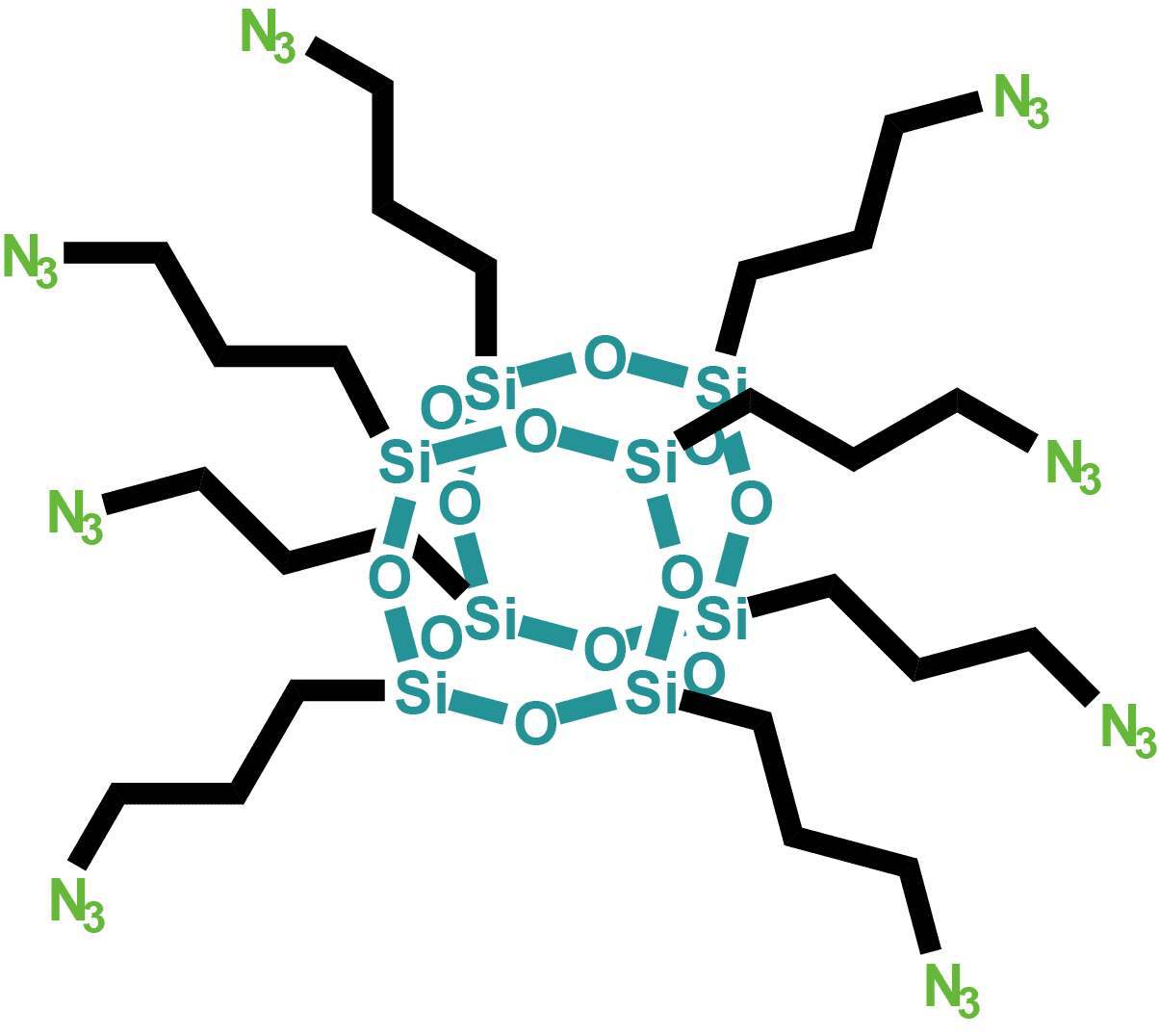 Octakis(3-azidopropyl)octasilsesquioxane